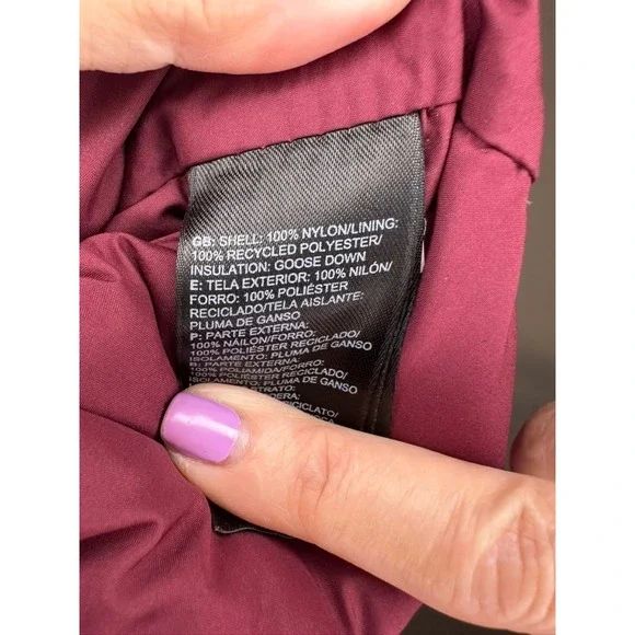 The North Face 700 Fill Down Puffer Vest Womens Small S/PPink Sleeveless‎